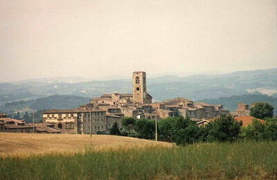 Zicht op Colle Val d'Elsa Alta