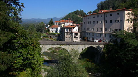 Brug in Castelnuovo di Garfagnana