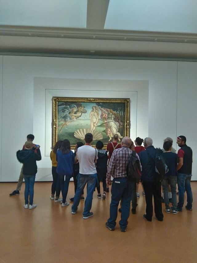 Botticelli in het Uffizi
