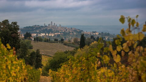 Uitzicht op San Gimignano