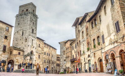 Centrum van San Gimignano