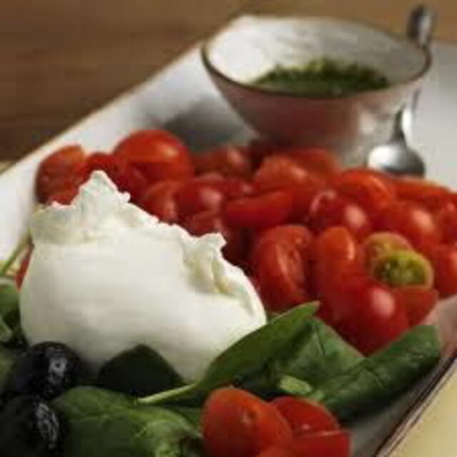 mozzarella met tomaatjes