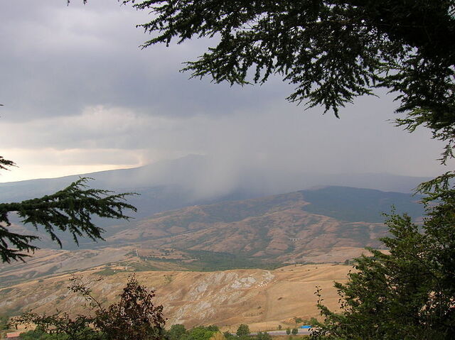 Rocca di Radicofani, uitzicht