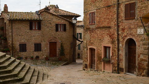 De stad Monticchiello di Pienza