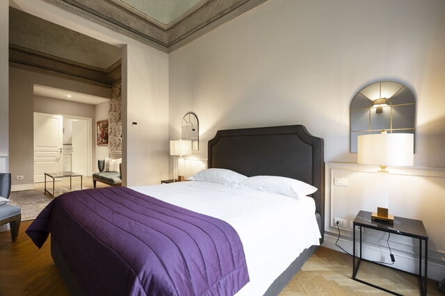 Albizi Penthouse, slaapkamer