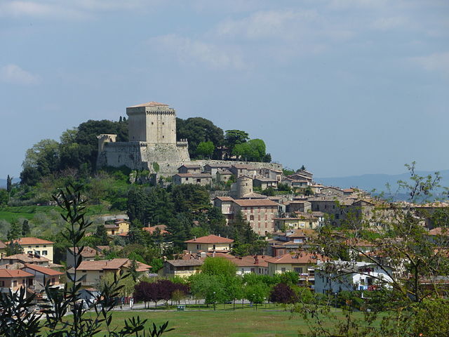 Landschap van Sarteano