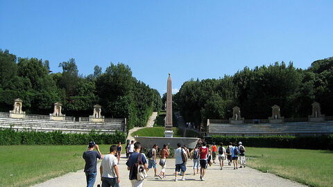 Egyptische obelisk in de Boboli Tuinen