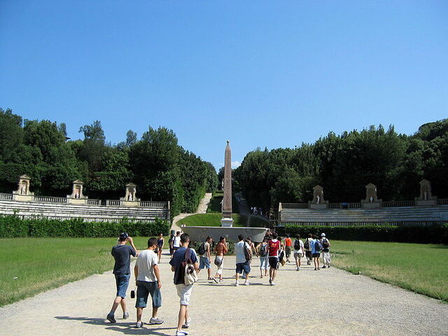 Egyptische obelisk in de Boboli Tuinen