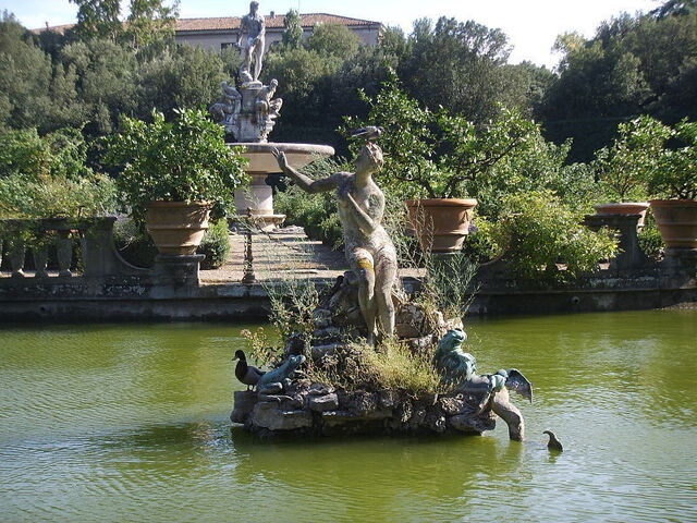 vijver in de Boboli Tuinen