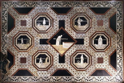 Zeven Leeftijden van de Mens, Siena Kathedraal