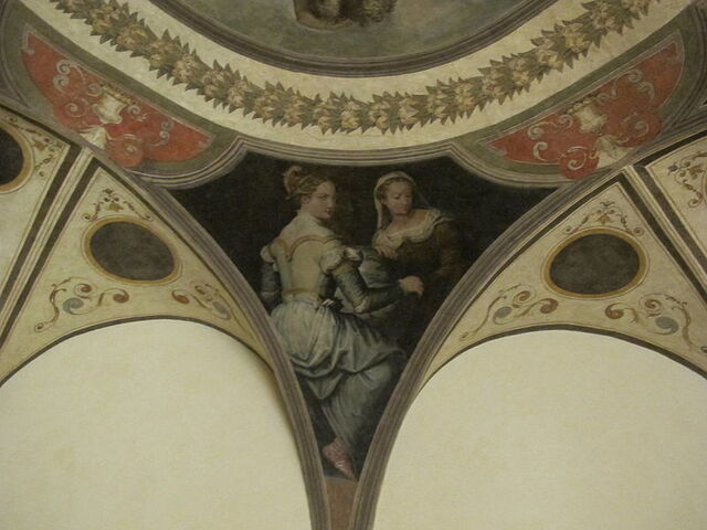 Beeld van de Kamer der Muzen, in Vasari's Huis