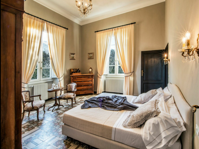 Villa Belvedere, slaapkamer