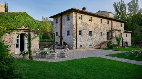 Villa Dell'abate, buitenkant
