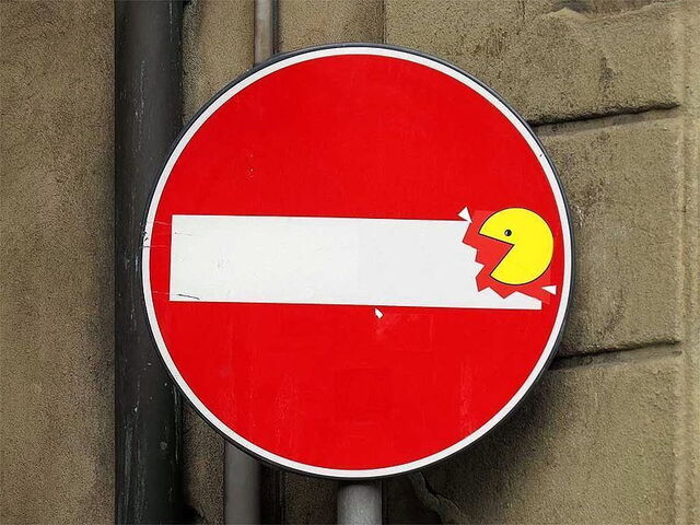 Bord met Pac-man door CLET