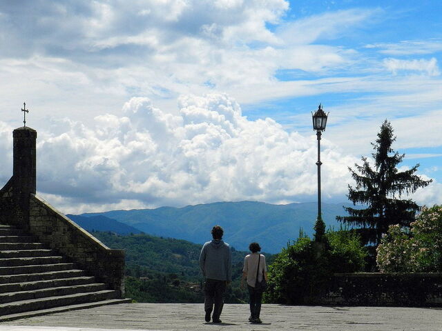 De omgeving van Barga