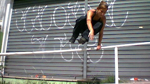 Parkour sprong