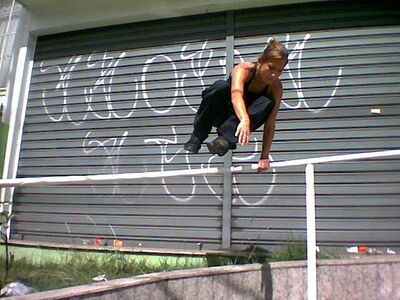 Parkour sprong