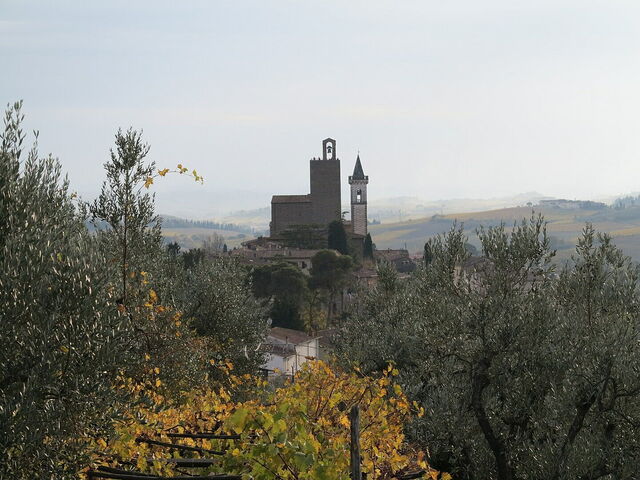 Een uitzicht op Vinci