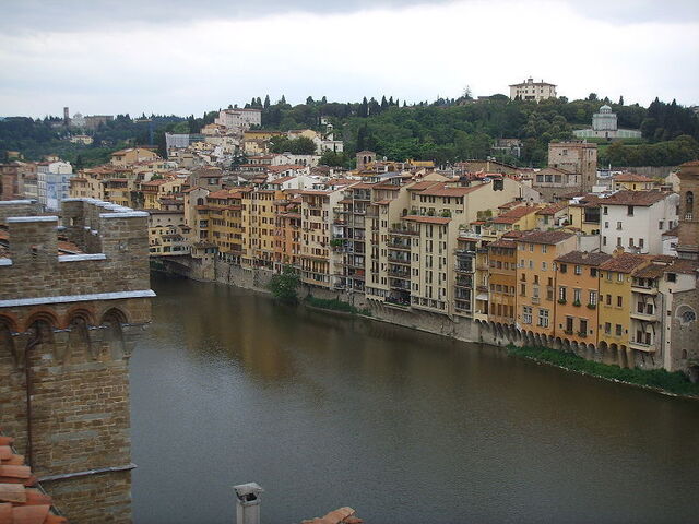 Zicht op de Arno Rivier