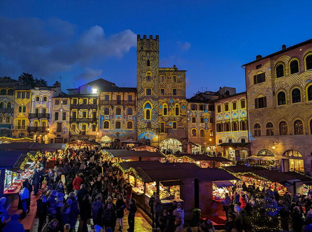 Arezzo, kerstmarkt