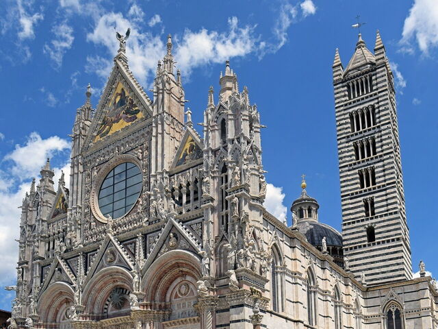Siena's kathedraal, buitenkant