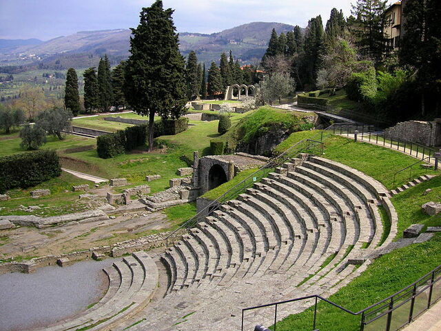 Romeins amfitheater in Fiesole