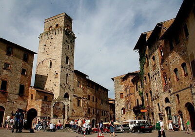 Plein in San Gimignano