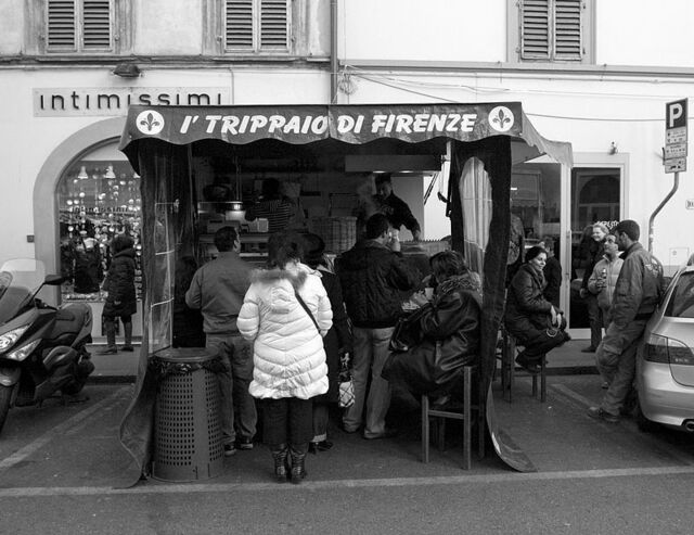 Lampredotto verkoper