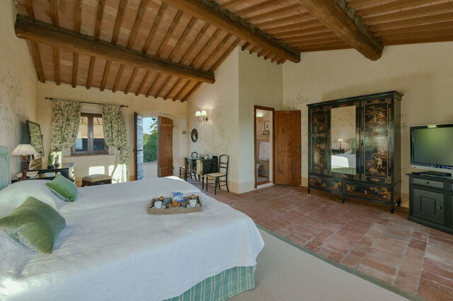 Villa Bagnoli, slaapkamer