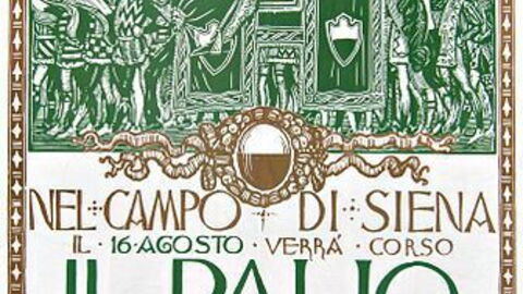 Poster van de Palio