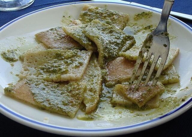 Panigacci met pesto