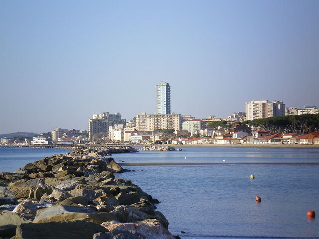 Uitzicht op Follonica