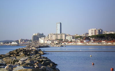 Uitzicht op Follonica