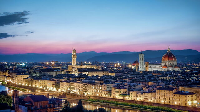 Uitzichten op Florence