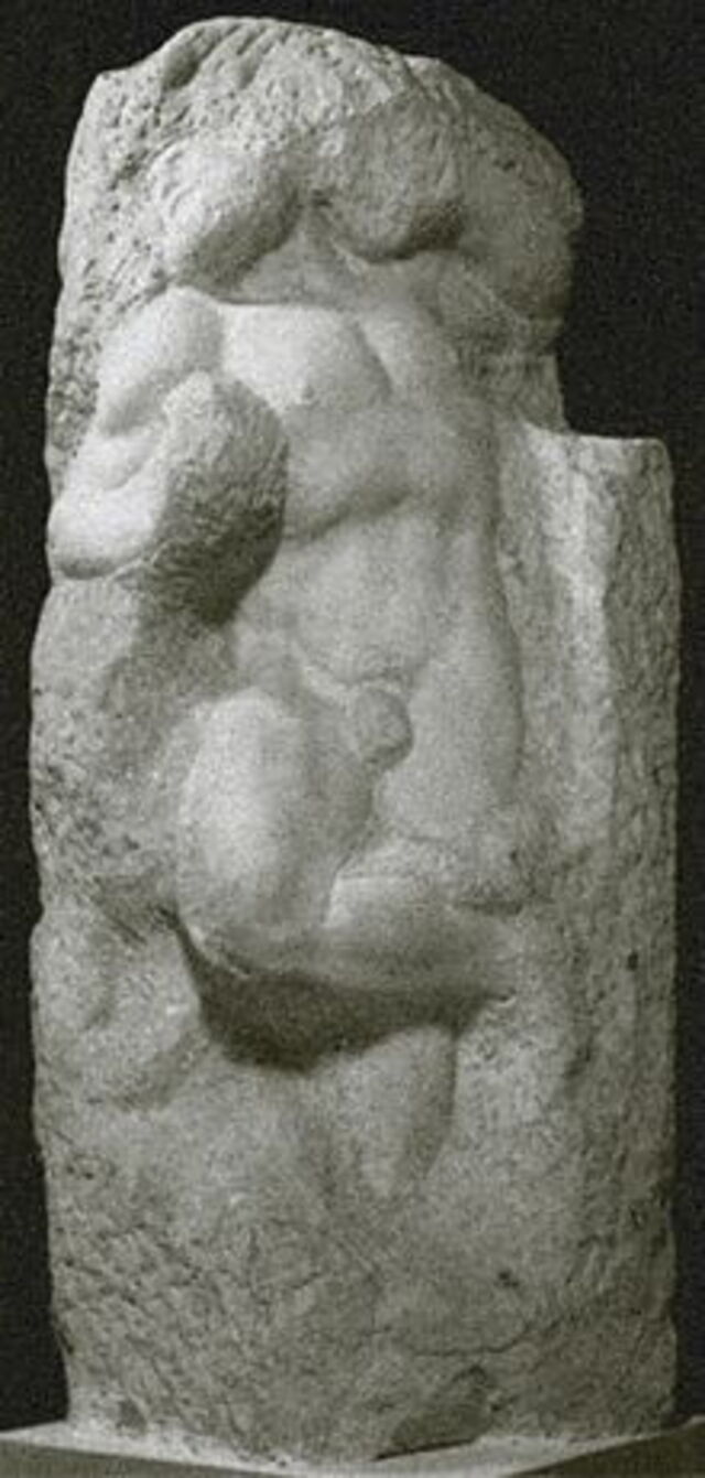 Michelangelo's 'Gevangenen' beeldhouwwerk