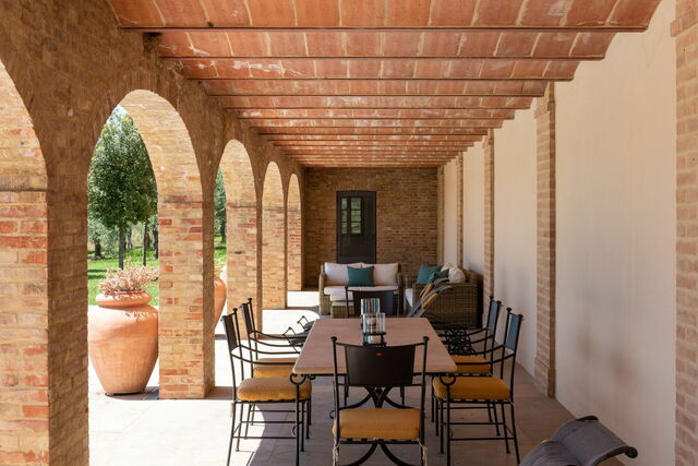 Podere D'Asso, patio