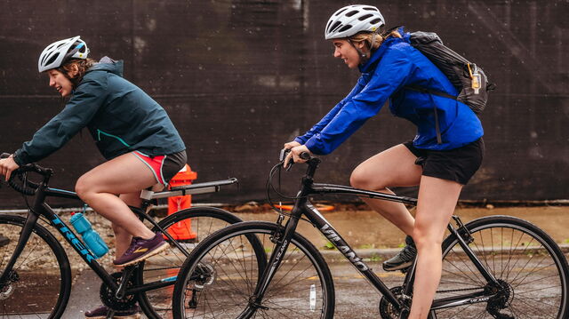 Fietsende vrouwen