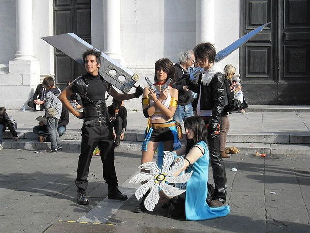 Final Fantasy Cosplay bij Lucca Comics