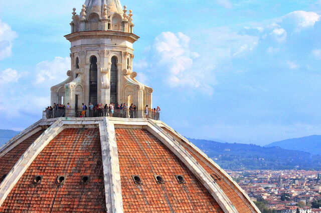 Uitzicht vanaf Florence Duomo