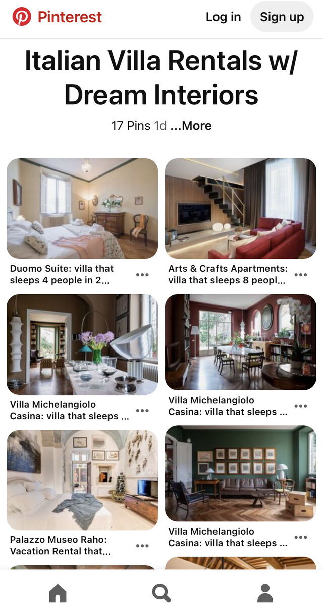 Een van onze Pinterest boards