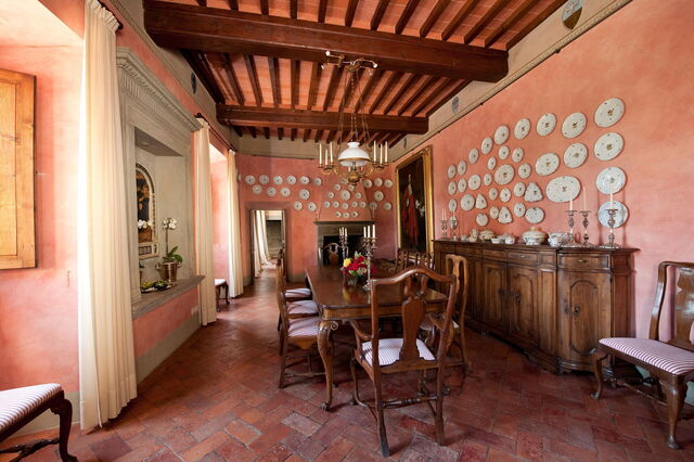 Castello Di Cabbiavoli, eetruimte