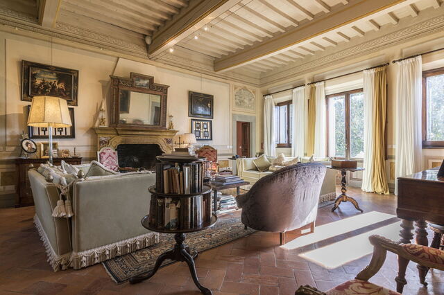 Castello Di Cabbiavoli, woonkamer