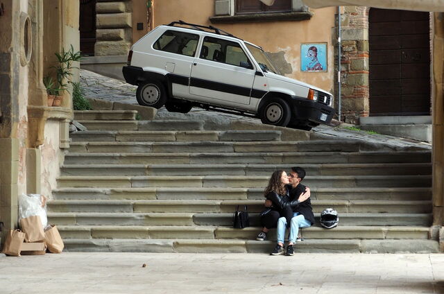 Jonge liefde in Arezzo
