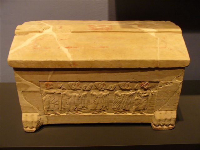 Etruskische urn in Chiusi