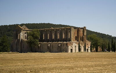 Ruïnes van de San Galgano Abdij
