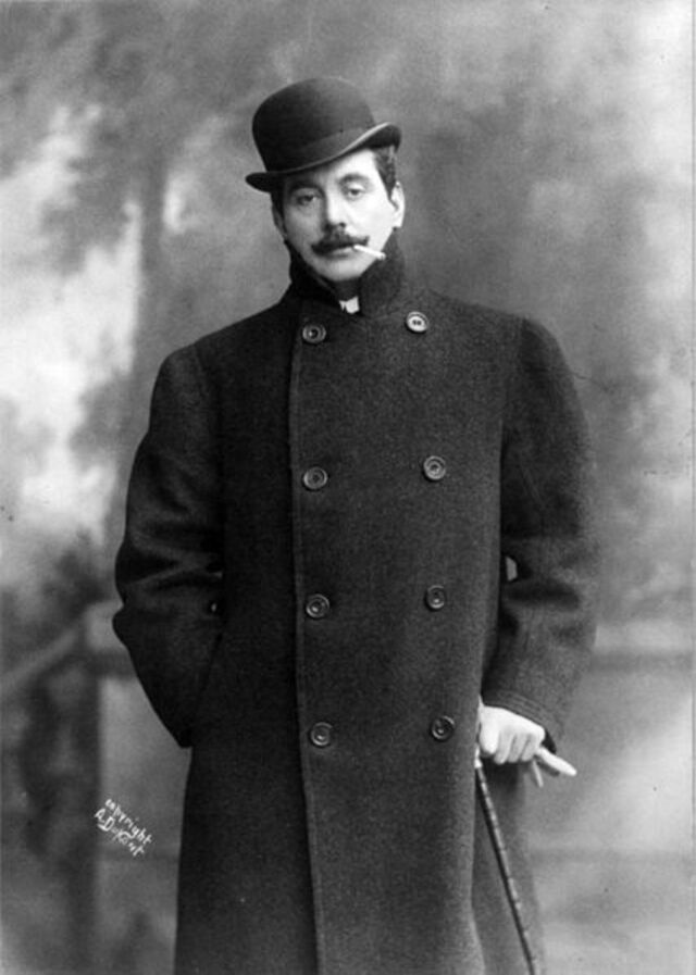 De beroemde componist Giacomo Puccini