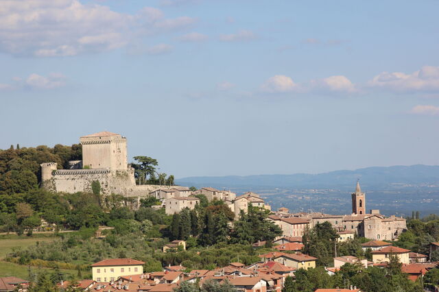 Uitzicht op Sarteano