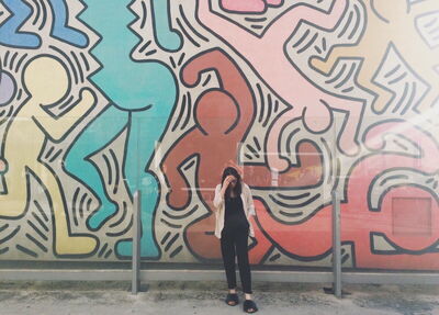 Keith Haring Muurschildering, Pisa