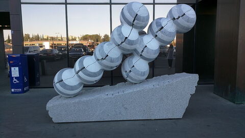 Park Eun Sun's werk op de luchthaven van Pisa