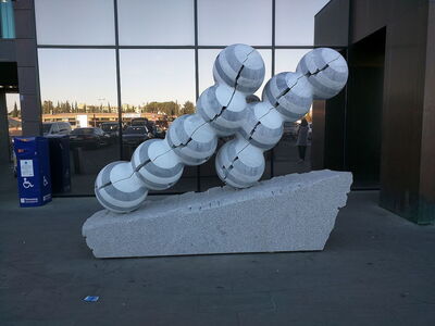 Park Eun Sun's werk op de luchthaven van Pisa